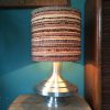 gande lampe vintage métal allumée