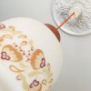 suspension opaline fil orange