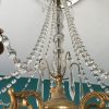 lustre ancien pampilles cristal