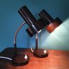 paire-lampes-bureau-marron allumées