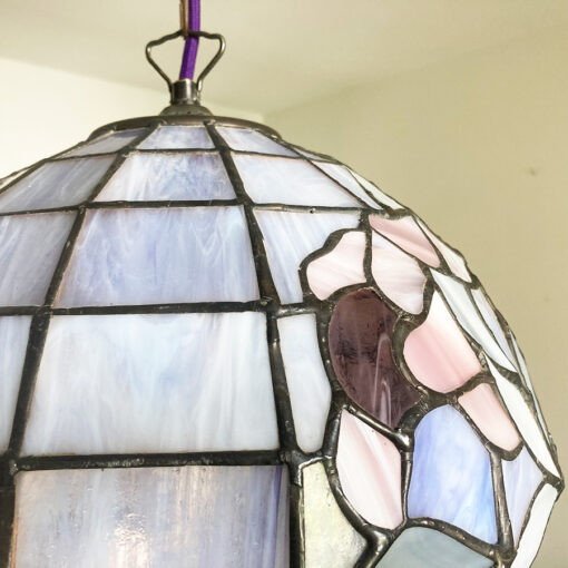 suspension-ancienne-tiffany-vitrail-detail